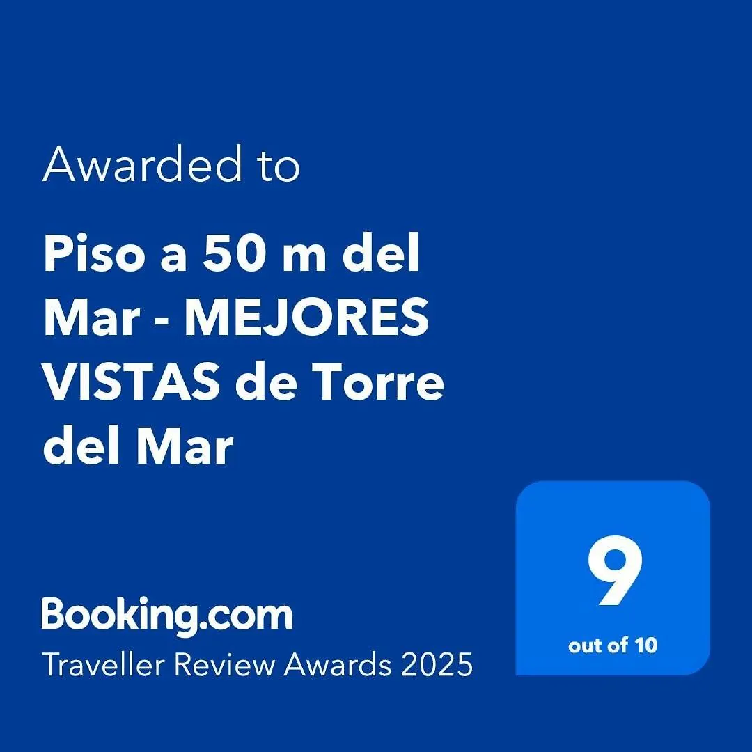 Piso A 50 M Del Mar - Mejores Vistas De Torre Del Mar Apartment